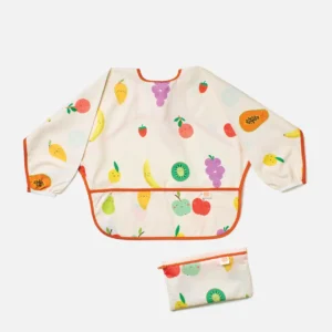 Babero mangas Beige Frutal